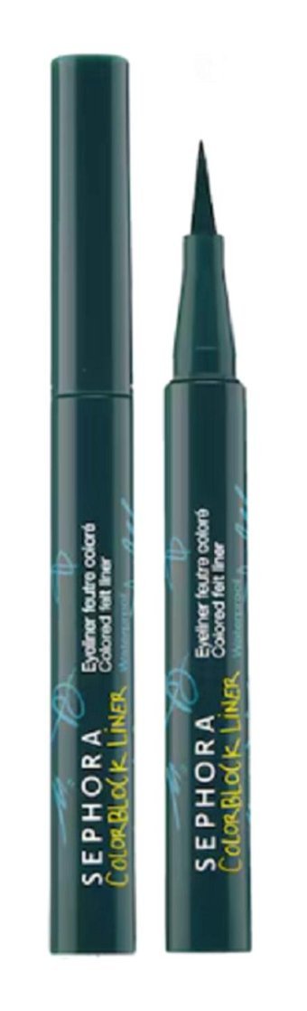 Sephora Waterproof Colored Felt Line Suya Dayanıklı Mat Pastel Yeşil Kalıcı İnce Uçlu Keçe Kalem Eyeliner