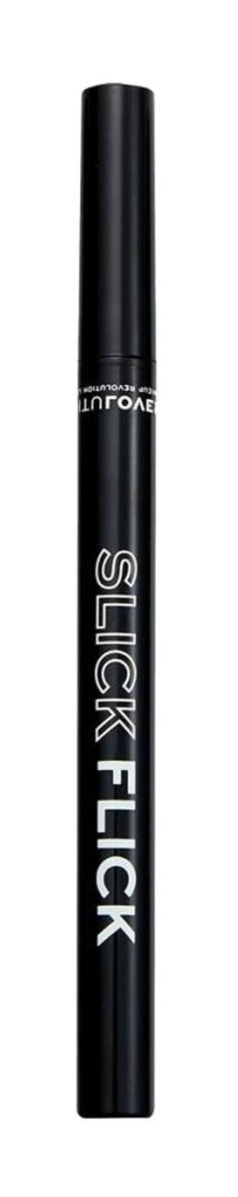 Revolution Slıck Flıck Eye Suya Dayanıklı Mat Siyah Kalıcı İnce Uçlu Keçe Kalem Eyeliner