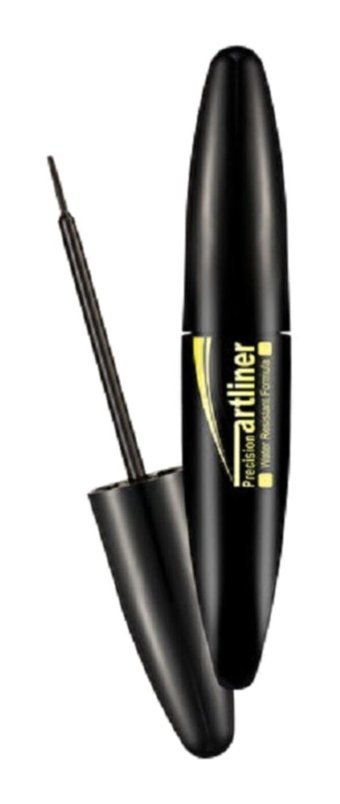 Flormar Precision Artliner Suya Dayanıklı Mat Siyah Kalıcı İnce Uçlu Fırça Likit Eyeliner