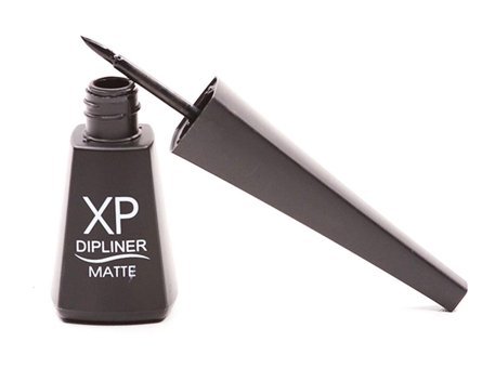 Xp Paris Matte Suya Dayanıklı Mat Koyu Kahverengi Kalıcı İnce Uçlu Fırça Likit Eyeliner