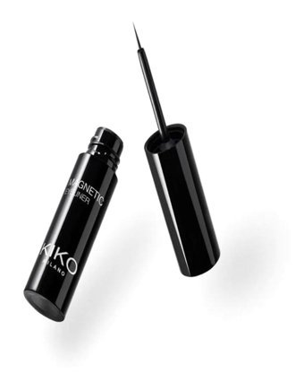 Kiko Milano Magnetic Suya Dayanıklı Mat Siyah Kalıcı İnce Uçlu Fırça Likit Eyeliner