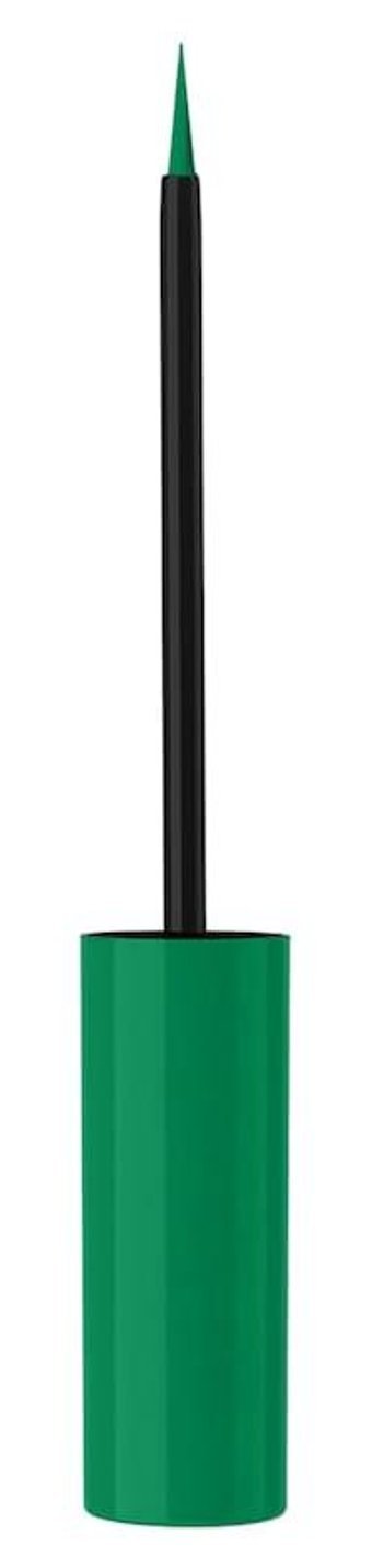 Golden Rose Colered Eyeliner 102 Suya Dayanıklı Mat Pastel Yeşil Kalıcı İnce Uçlu Fırça Likit Eyeliner