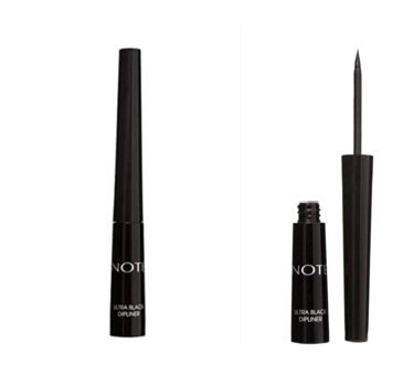 Note 165 Suya Dayanıklı Mat Siyah Kalıcı İnce Uçlu Fırça Likit Eyeliner