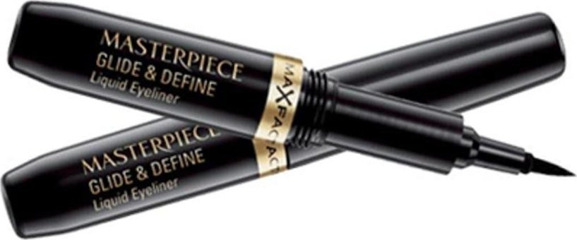 Max Factor Masterpiece Glide & Define Liquid Suya Dayanıklı Mat Siyah Kalıcı İnce Uçlu Keçe Kalem Eyeliner