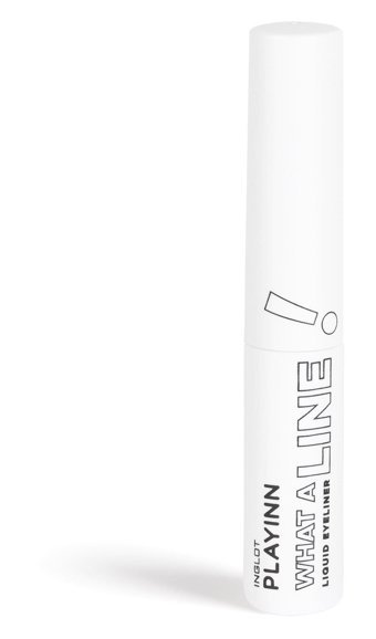 Inglot Playınn What A Lıne Suya Dayanıklı Mat Beyaz Kalıcı İnce Uçlu Fırça Likit Eyeliner