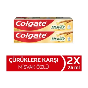 Colgate Misvak Özlü Florürlü Diş Macunu 2x75 ml