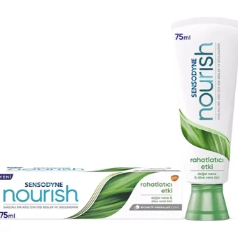 Sensodyne Nourish Rahatlatıcı Etki Naneli Florürlü Diş Macunu 75 ml