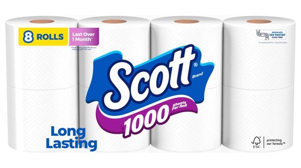 Scott Long Lasting 8'li Tuvalet Kağıdı
