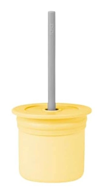 Oioi Pipetli Kulpsuz 6 Ay+ 180 ml Alıştırma Bardağı Sarı
