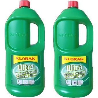 Klorak Ultra Banyo-Mutfak İçin Konsantre Sıvı Çamaşır Suyu 2x1.85 lt