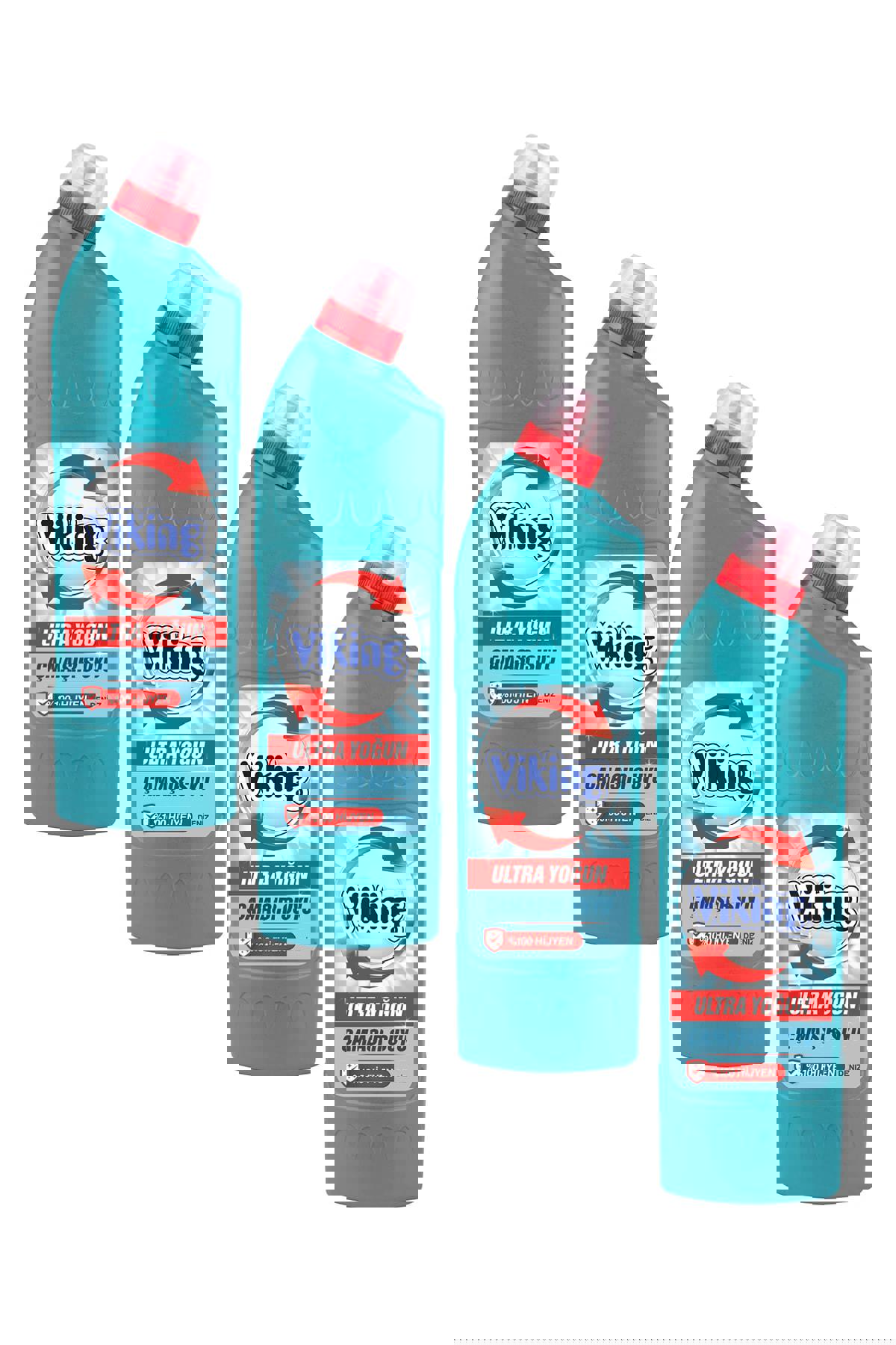 Viking Ultra Yoğun Deniz Kokulu Banyo-Mutfak İçin Jel Çamaşır Suyu 4x764 ml
