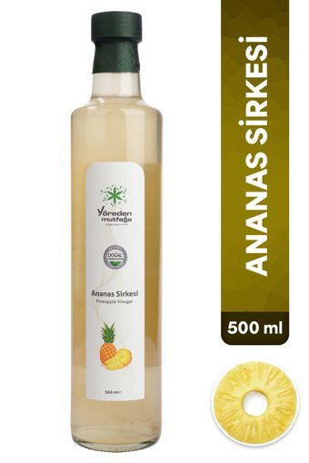 Yöreden Mutfağa Doğal Fermantasyon Ananas Sirkesi 500 ml