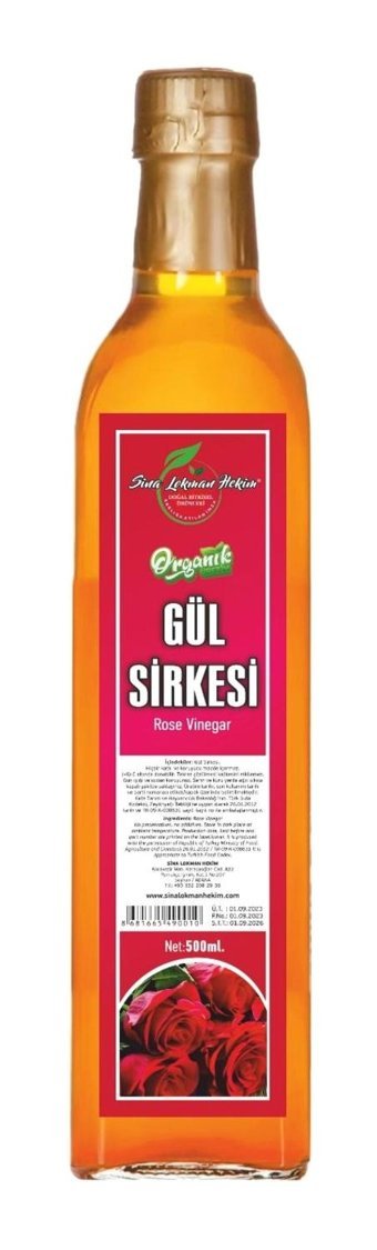 Sina Lokman Hekim Bal-Gül Sirkesi 500 ml