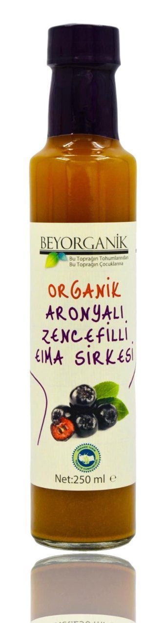Beyorganik Organik Aronya-Elma-Zencefil Sirkesi 250 ml