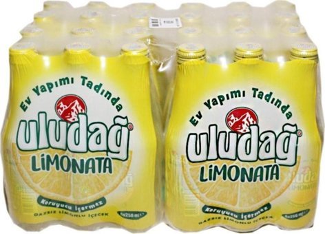 Uludağ Şekerli Cam Limonata 24x250 ml