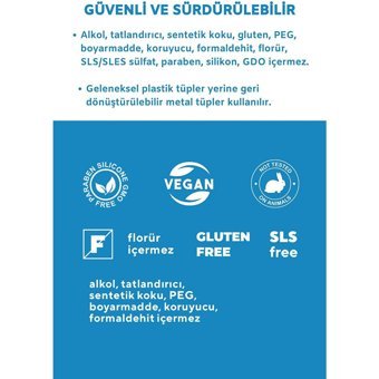 Zubio Prebiyotik Naneli Florürlü Diş Macunu 75 gr