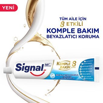 Signal Komple Bakım 8 Etki Naneli Florürlü Diş Macunu 75 ml