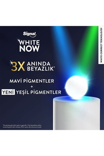 Signal White Now Gold Florürlü Diş Macunu 2x75 ml