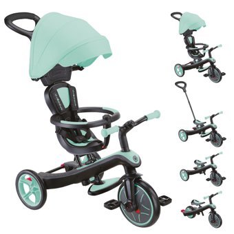 Globber Explorer 4in1 Trike 12 Jant 0-5 Yaş Mint Yeşili Çocuk Bisikleti