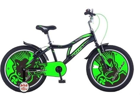 Salcano Badboy 16 Jant 5 -6 Yaş Siyah-Yeşil Çocuk Bisikleti