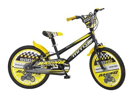 Mito 2001 Badkid 20 Jant 1 Vites 5 Yaş Sarı-Siyah Çocuk Bisikleti