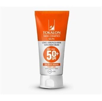 Tokalon 50 Faktör Tüm Ciltler İçin Nemlendirici Suya Dayanıklı Yüz Güneş Kremi 150 ml