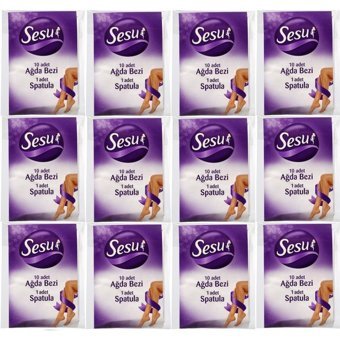 Sesu Spatulalı Kesilmiş 12x10 Adet Ağda Bezi
