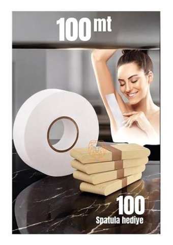 Modacar 100 Adet Spatulalı 100 metre Ağda Bezi