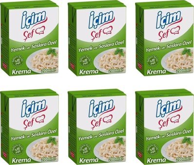 İçim Yemeklik Krema 6x200 ml