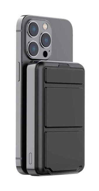 Linktech WP23 Premium 10000 mAh Hızlı Şarj Dijital Göstergeli USB & Lightning Powerbank Siyah