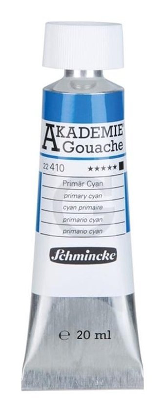 Schmincke Akademie 410 Tüp Primary Cyan 20 ml Guaj Boya
