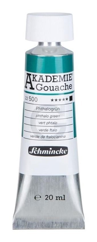 Schmincke Akademie 500 Tüp Phthalo Green 20 ml Guaj Boya