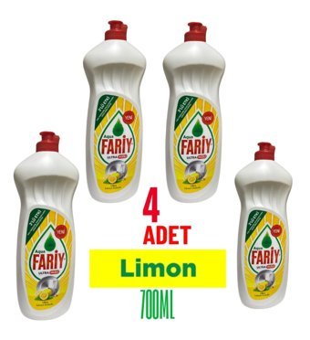 Fairy Limon Sıvı El Bulaşık Deterjanı 4x700 ml