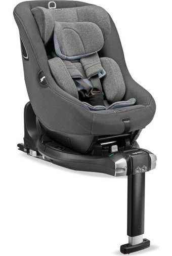 Inglesina Darwin Next Stage Isofixli 360 Derece 0-36 kg Adac Sertifikalı Yatabilen Yükseklik Ayarlı Emniyet Kemerli Çift Yönlü Oto Koltuğu Gri