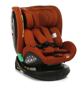 Baby Maraton I-Size Isofixli 360 Derece 0-36 kg Yatabilen Yükseklik Ayarlı Emniyet Kemerli Çift Yönlü Oto Koltuğu Turuncu