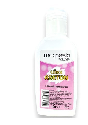Magnesia Kozmetik Pure Touches E Vitaminli, Nemlendirici Katkılı Lus Aseton 100 ML