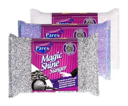 Parex Magic Shine 3'lü Bulaşık Süngeri
