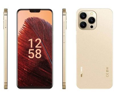 Hiking A43 128 GB Hafıza 6 GB Ram 6.52 inç 48 MP Çift Hatlı IPS LCD Ekran Android Akıllı Cep Telefonu Altın