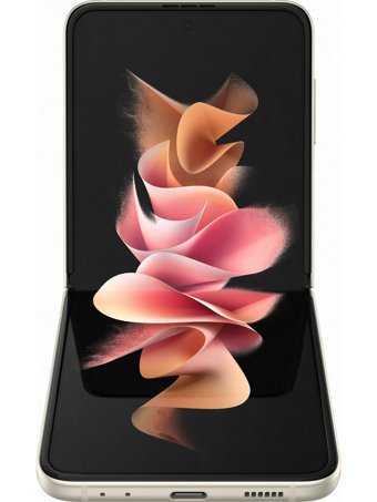 Samsung Galaxy Z Flip3 5G 128 GB Hafıza 8 GB Ram 6.7 inç 12 MP Katlanabilir Çift Hatlı Dynamic AMOLED Ekran Android Akıllı Cep Telefonu Bej