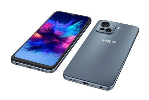 Casper Via F30 Plus 128 GB Hafıza 8 GB Ram 6.5 inç 50 MP Çift Hatlı IPS LCD Ekran Android Akıllı Cep Telefonu Gri