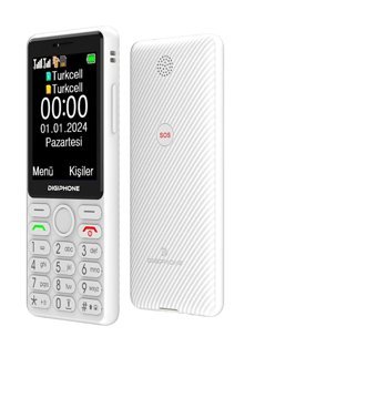 Digiphone S600 2.8 inç Tuşlu Cep Telefonu Beyaz