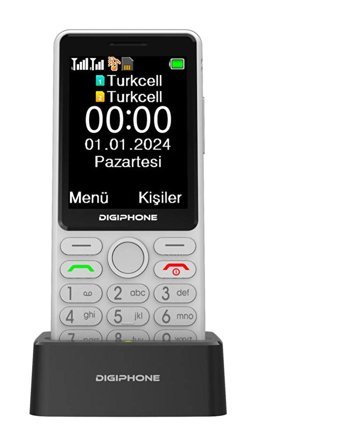 Digiphone S600 2.8 inç Tuşlu Cep Telefonu Beyaz