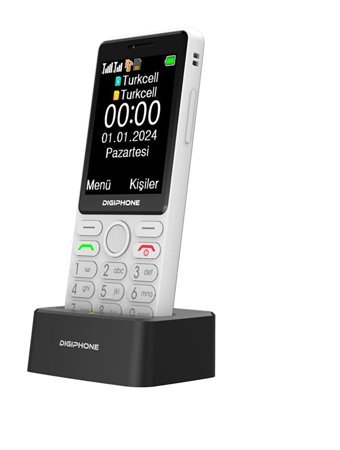 Digiphone S600 2.8 inç Tuşlu Cep Telefonu Beyaz