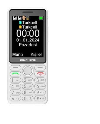 Digiphone S600 2.8 inç Tuşlu Cep Telefonu Beyaz