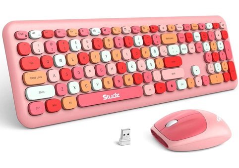Studz M600 Kırmızı Kablosuz Klavye Mouse Seti