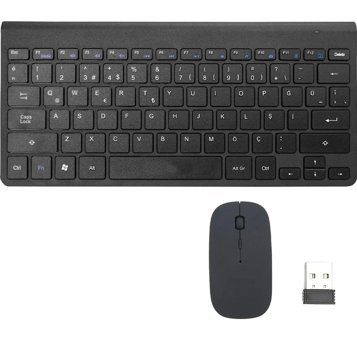 Daytona Km-101 Sessiz Siyah Kablosuz Klavye Mouse Seti