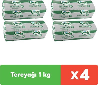 Pınar Tuzsuz Tereyağ 4x1 kg