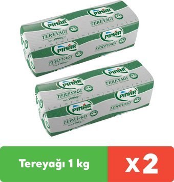 Pınar Tuzsuz Tereyağ 2x1 kg