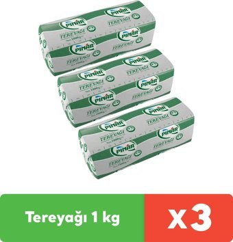 Pınar Tuzsuz Tereyağ 3x1 kg