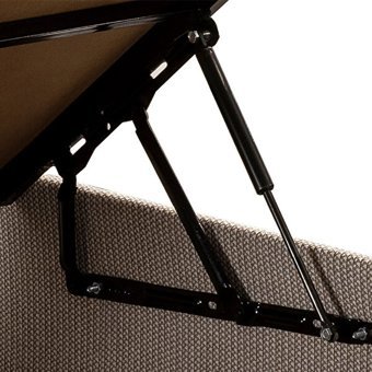 Niron Yatak Klasik 200x200 cm Ayrılabilen Başlıksız Çift Kişilik Sandıklı Baza Bej